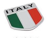 Italy Flag Metal Car Emblem