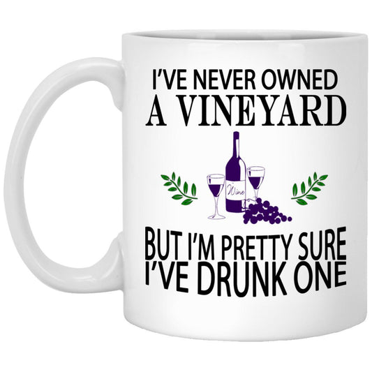 Drunk A Vineyard Mugs Wine Lover Gift
