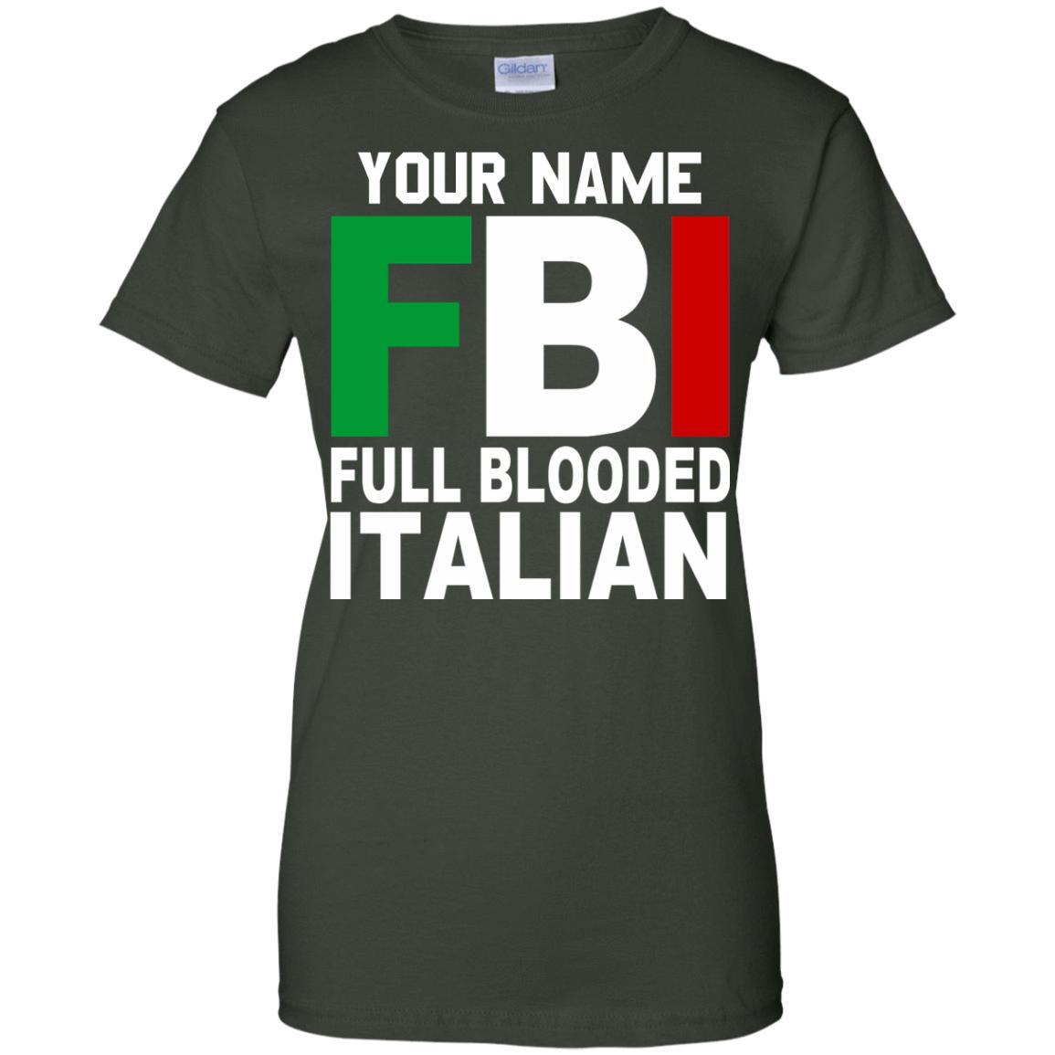 Customize with Your Name - FBI Shirts