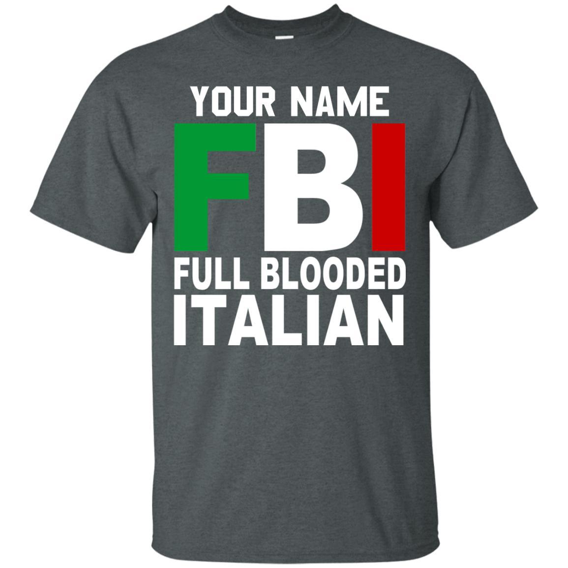 Customize with Your Name - FBI Shirts