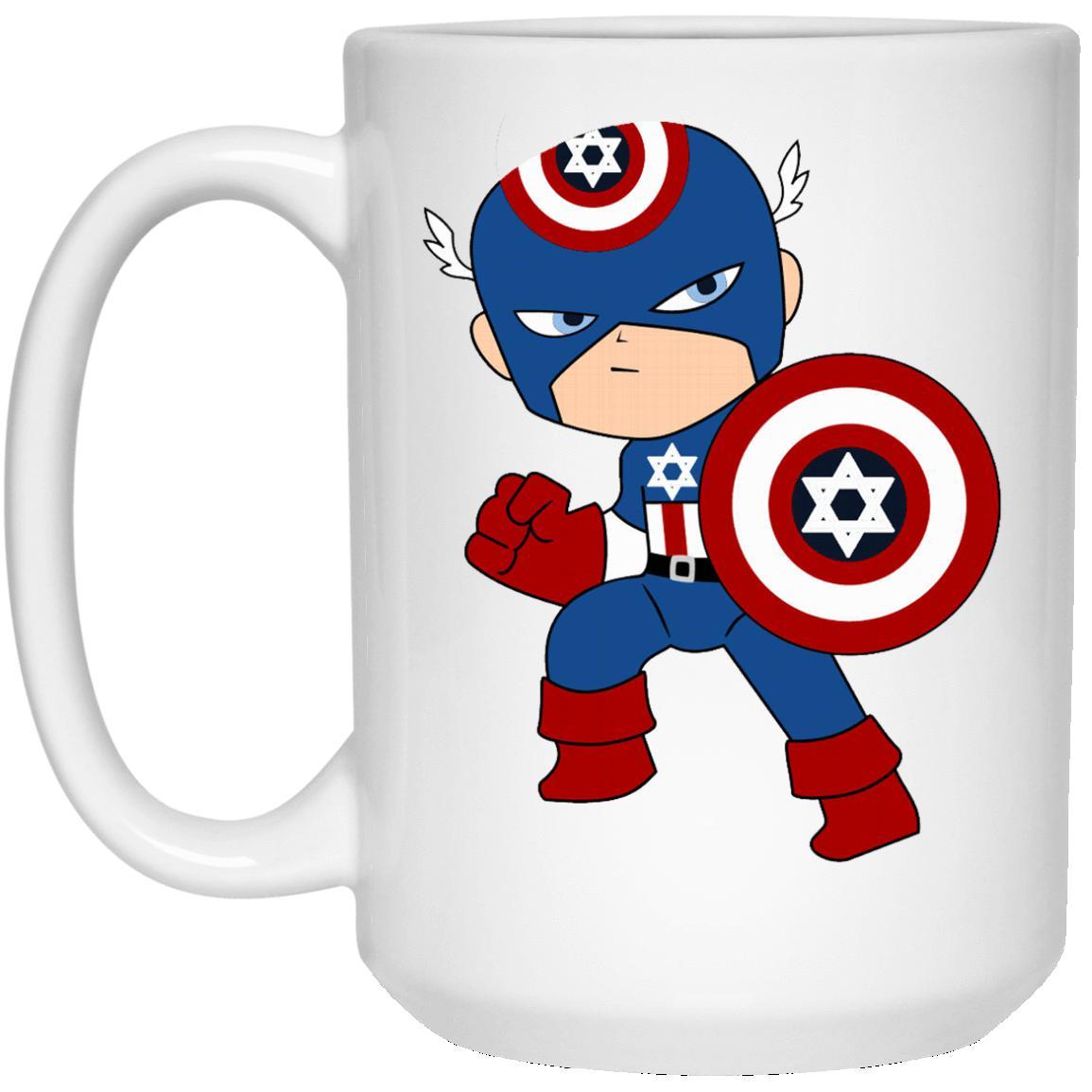 Captain Jewish American Mugs - 11oz & 15oz