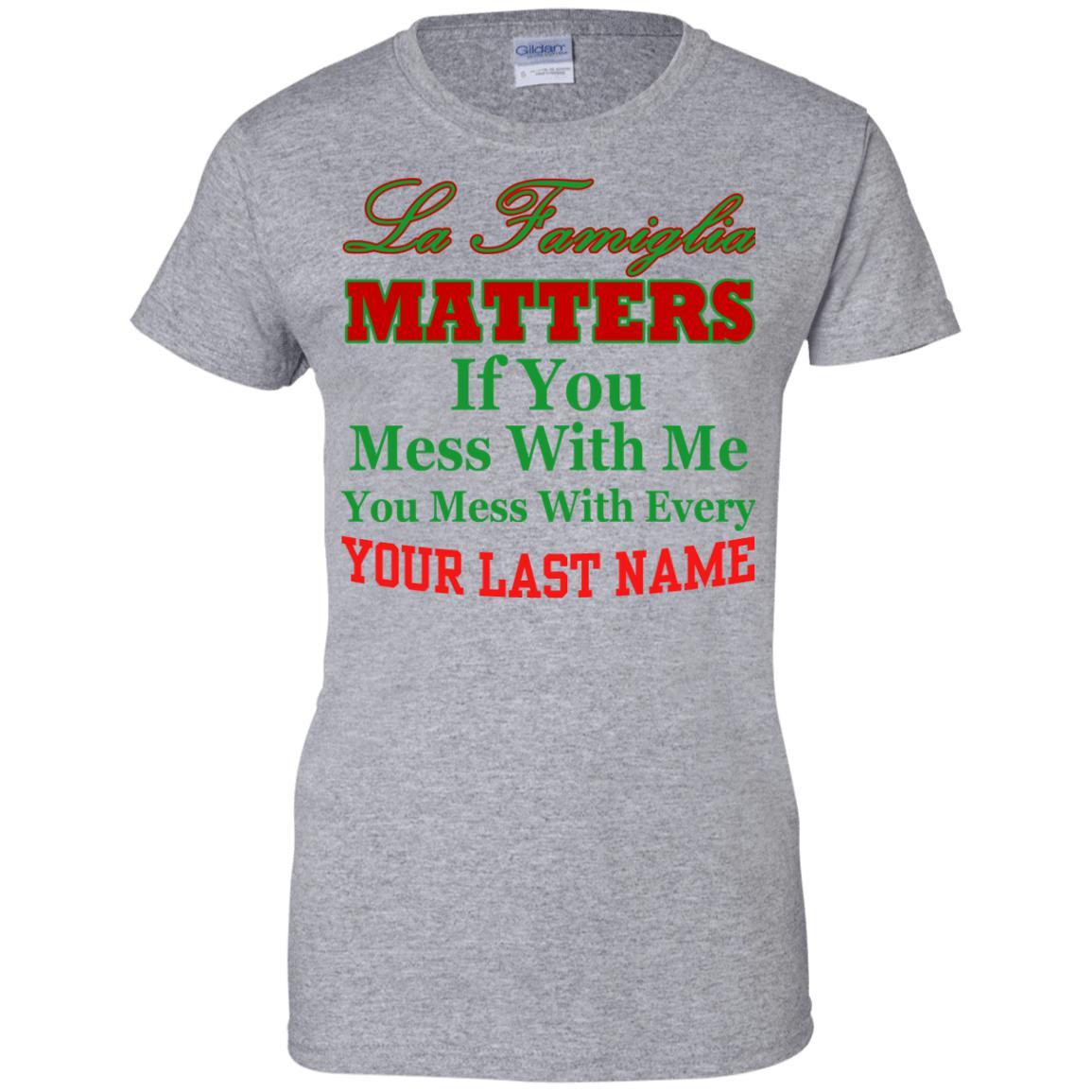Customize LaFamiglia Italian Shirts