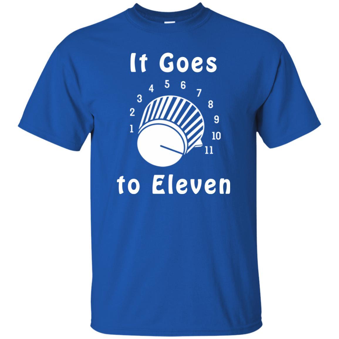 It Goes To 11 T-Shirt Great guitar player gift.