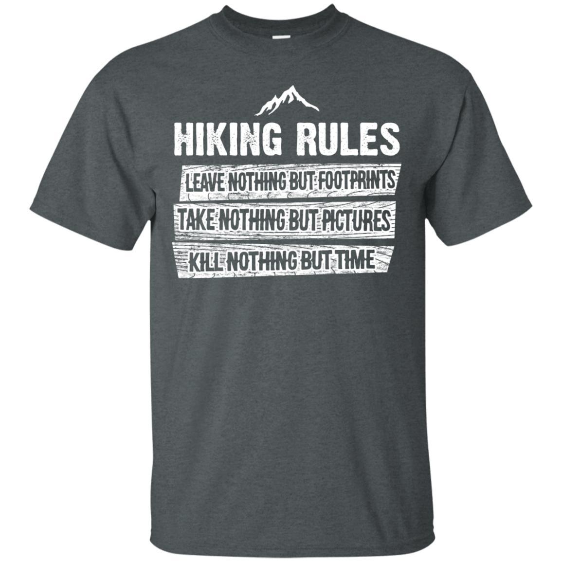 Hiking rules, hiking shirt