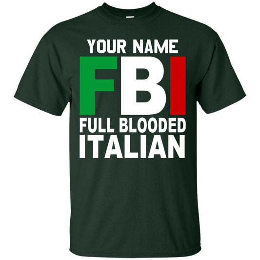 Customize with Your Name - FBI Shirts