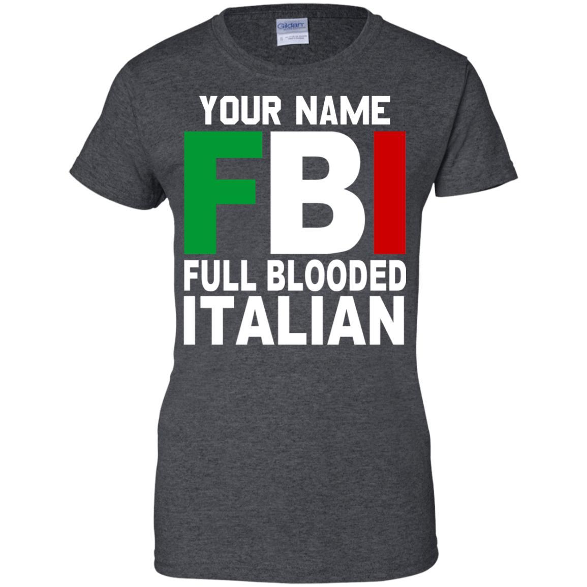 Customize with Your Name - FBI Shirts