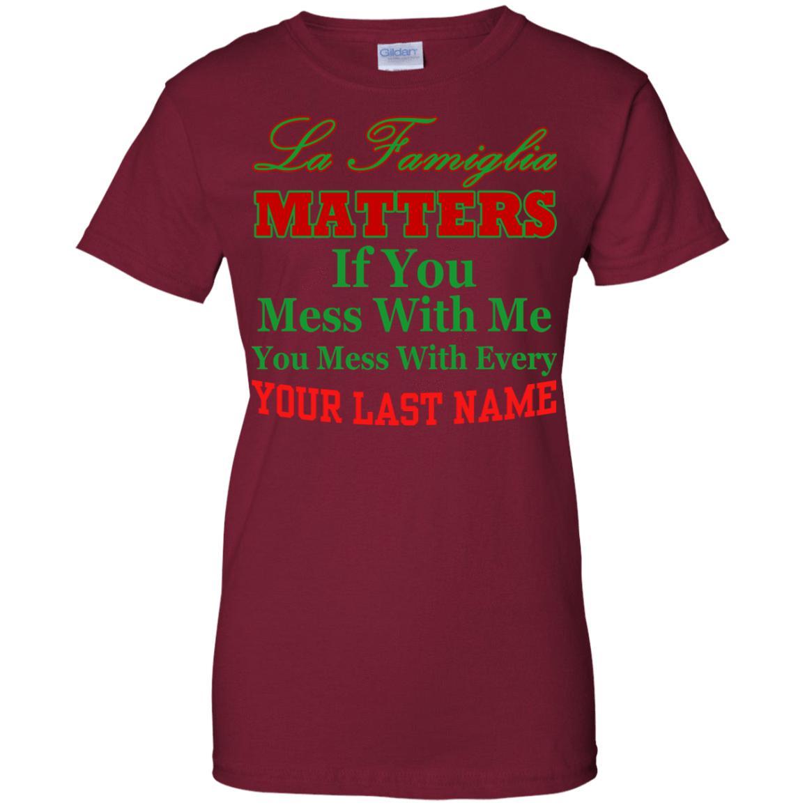 Customize LaFamiglia Italian Shirts