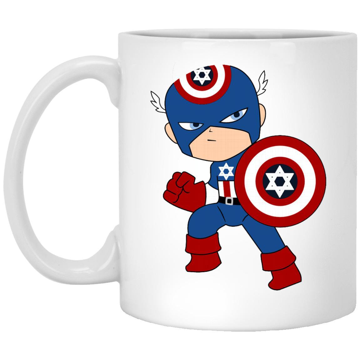 Captain Jewish American Mugs - 11oz & 15oz