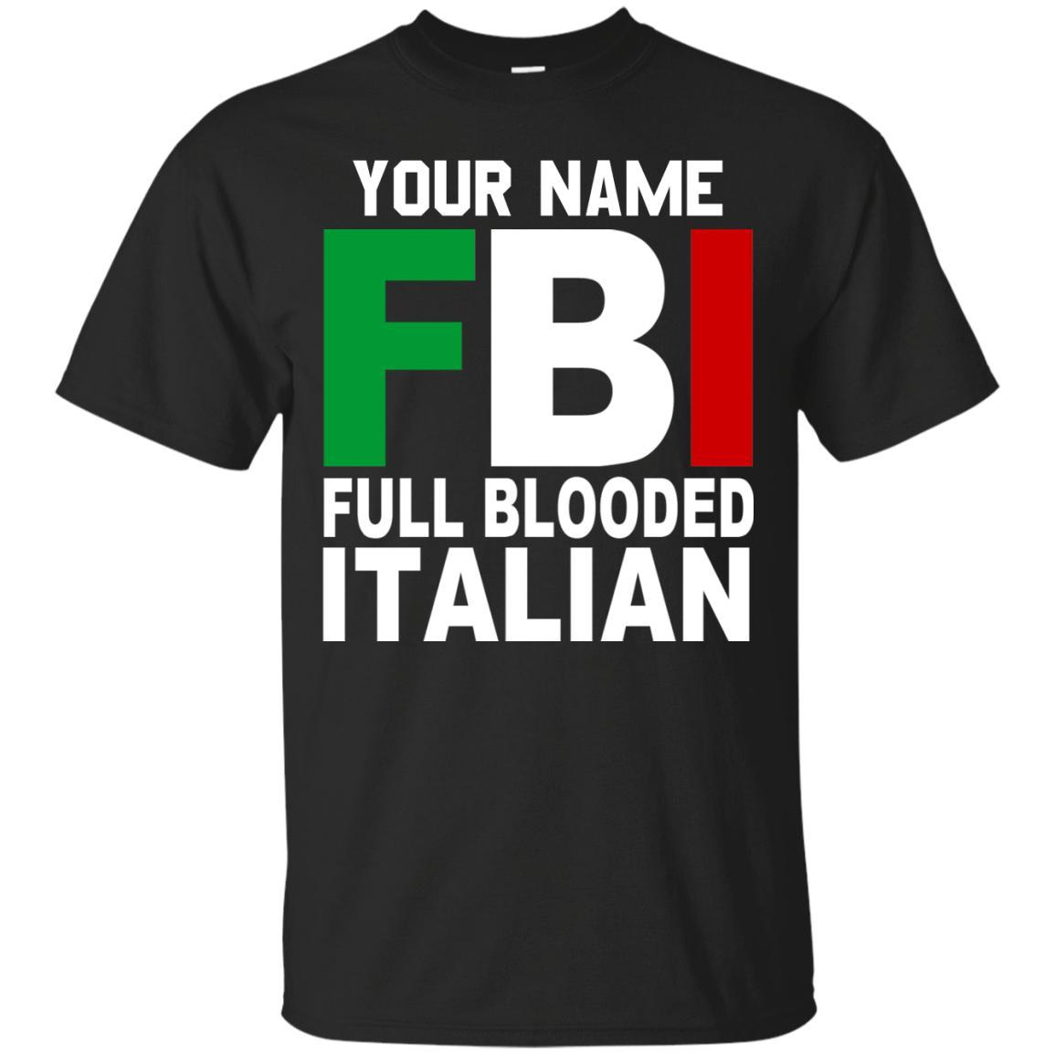Customize with Your Name - FBI Shirts