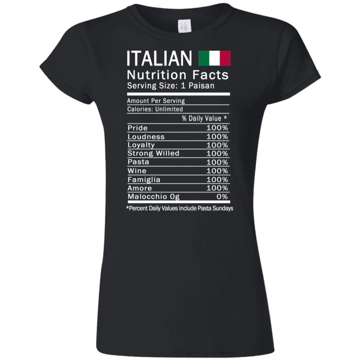 Italian Nutrition Shirts
