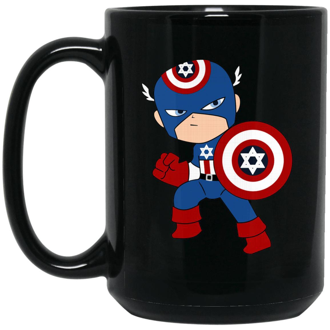Captain Jewish American Mugs - 11oz & 15oz