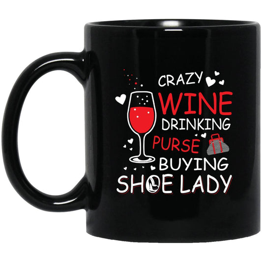 Crazy Wine Purse Shoe Mugs