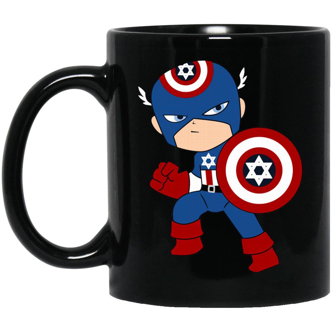 Captain Jewish American Mugs - 11oz & 15oz