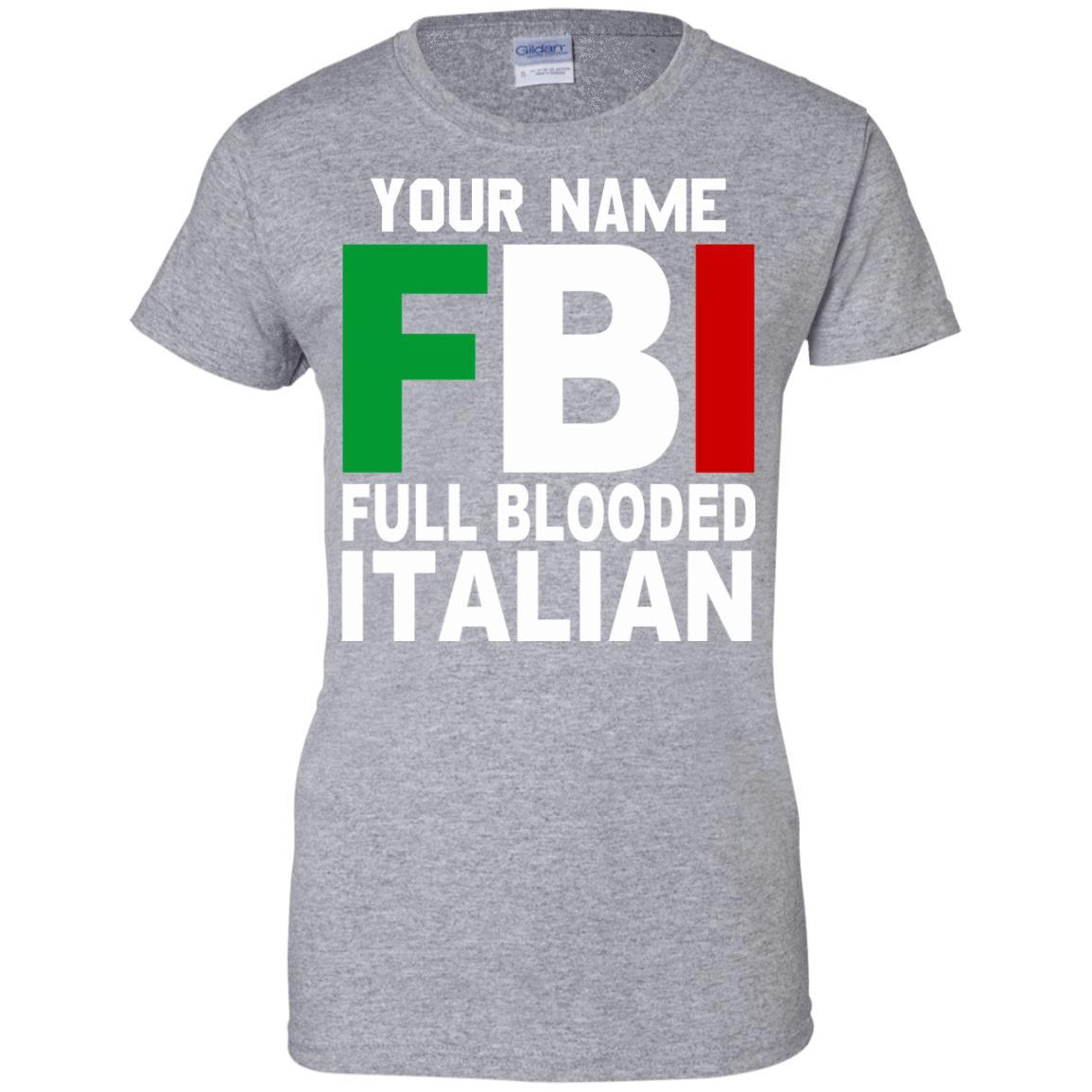 Customize with Your Name - FBI Shirts