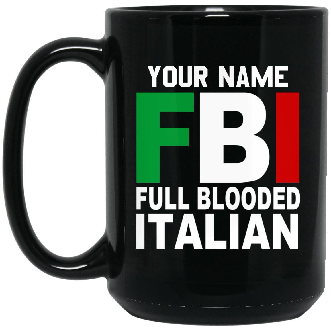 Customize with your name - FBI Mugs