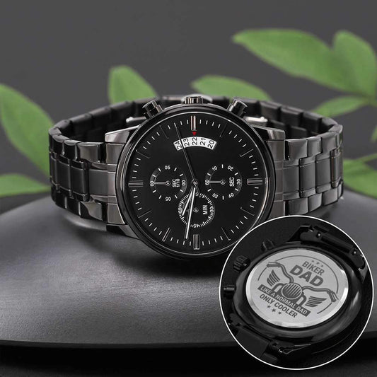 Biker Dad Watch - Engraved on Back