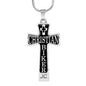 Christian Biker Cross - Custom Engrave