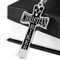 Christian Biker Cross - Custom Engrave