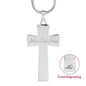 Christian Biker Cross - Custom Engrave