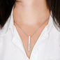 Solid Bar Custom Engraved (4 Sides) Necklace