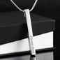 Solid Bar Custom Engraved (4 Sides) Necklace