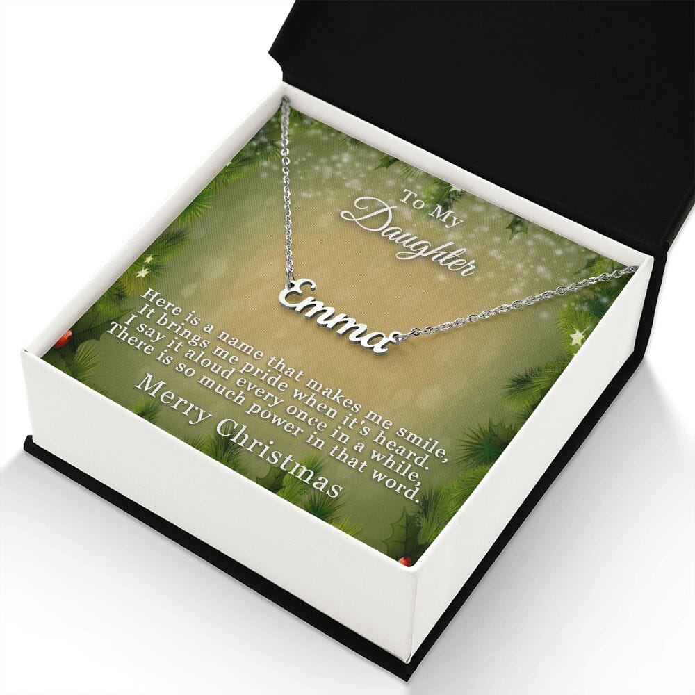 Custom Name Necklace For Daughter