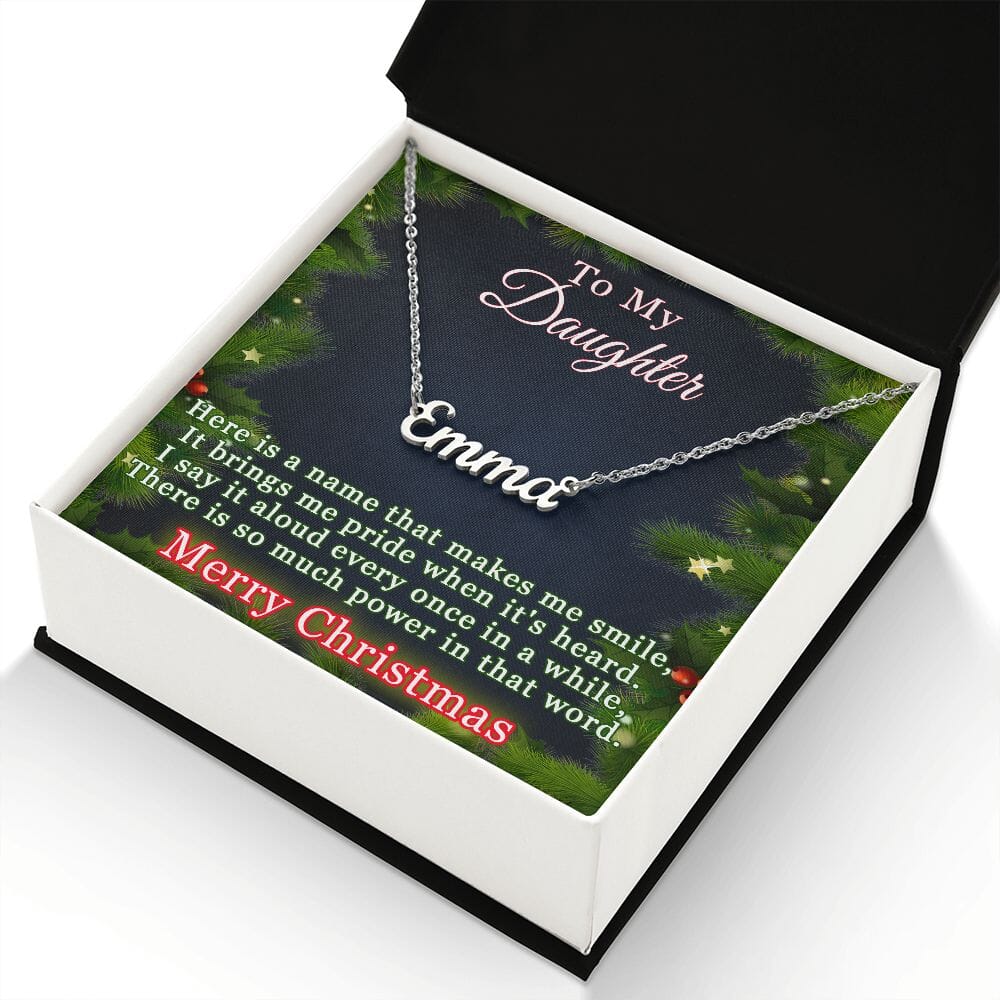 Custom Name Necklace For Daughter