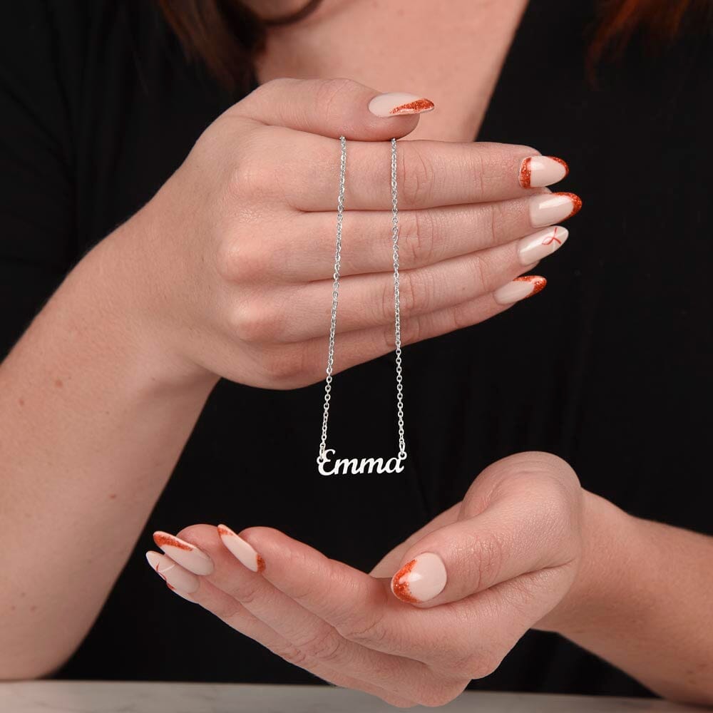 Custom Name Necklace For Daughter - Christmas