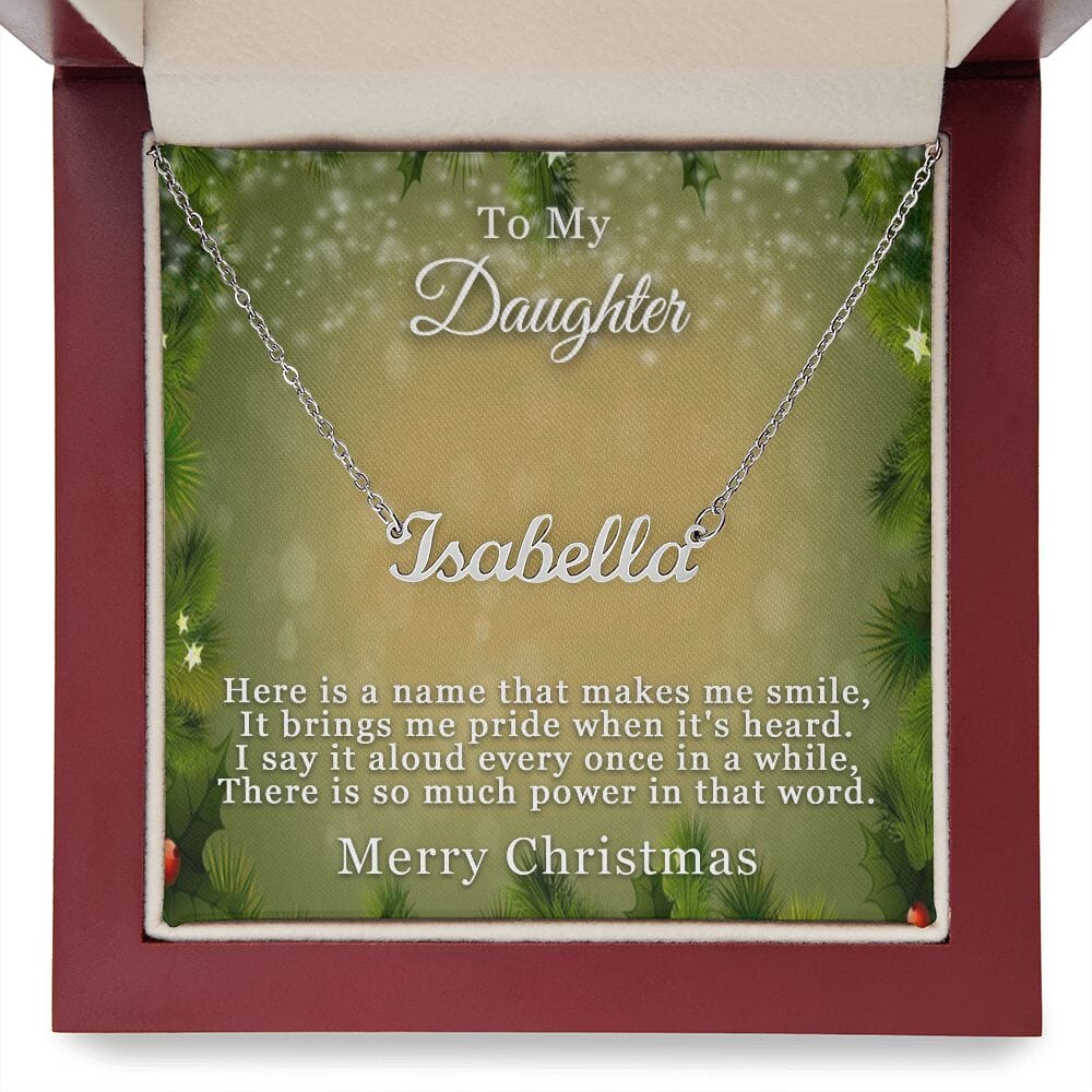 Custom Name Necklace For Daughter
