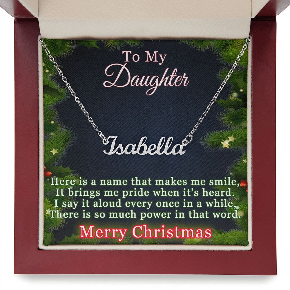 Custom Name Necklace For Daughter