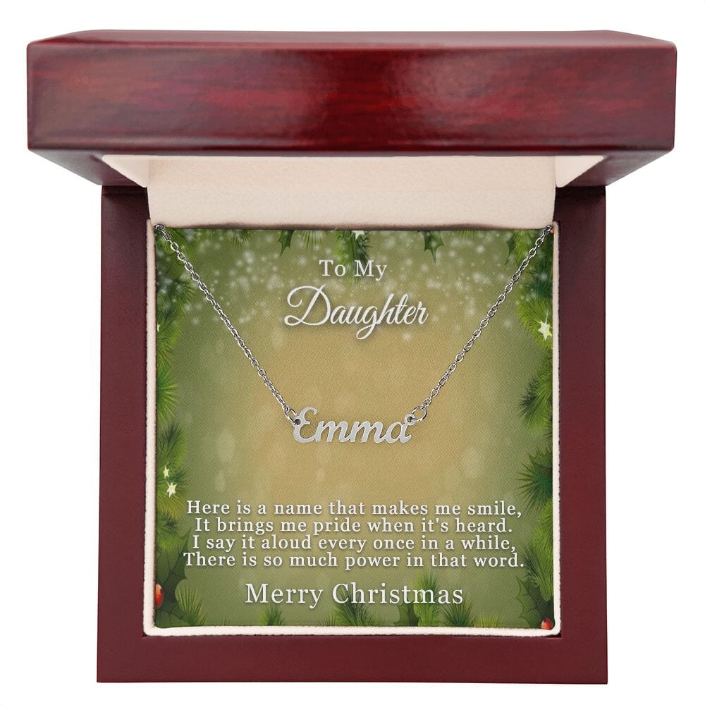 Custom Name Necklace For Daughter