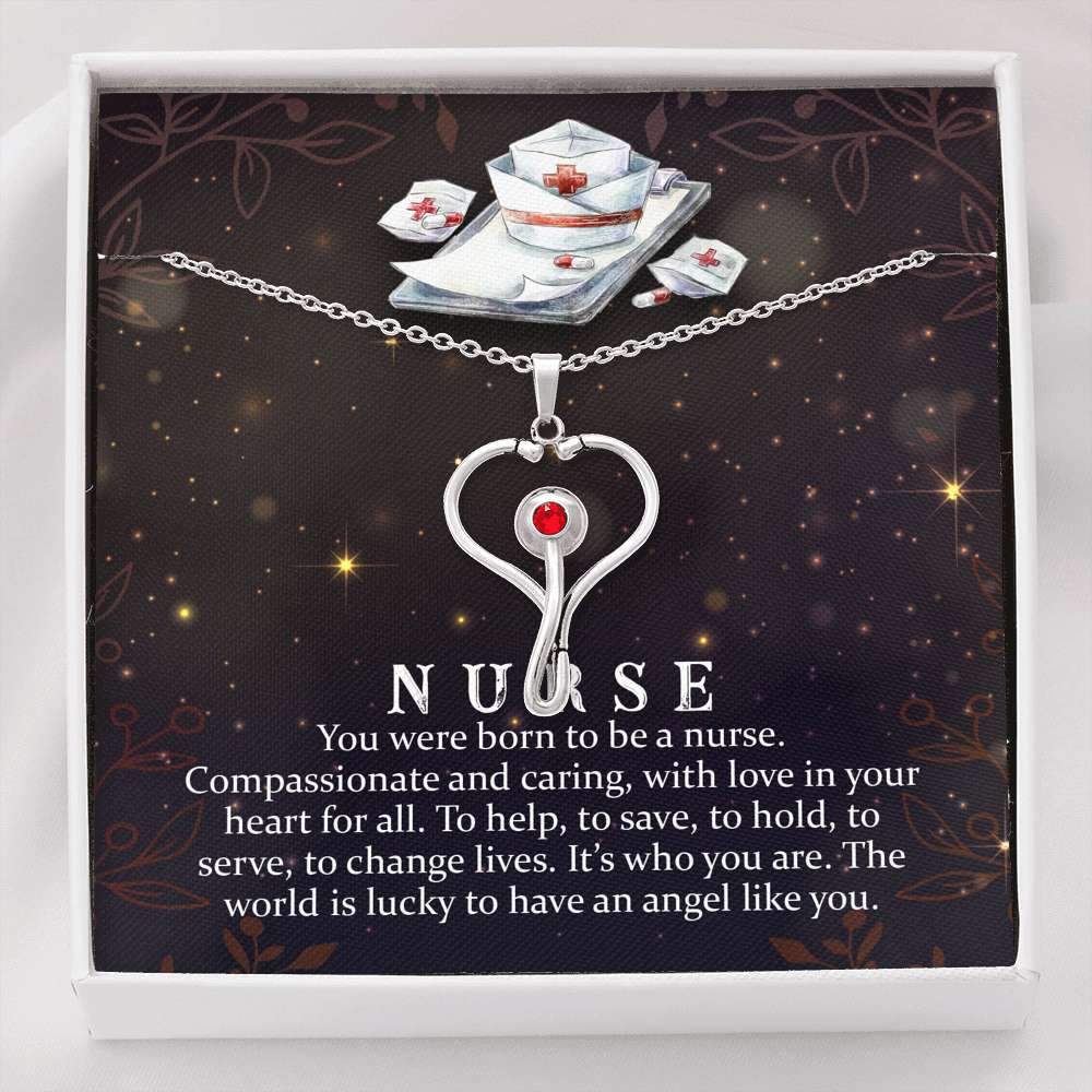 Nurse Stethoscope Necklace