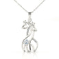 Love My Daughter Giraffe Necklace