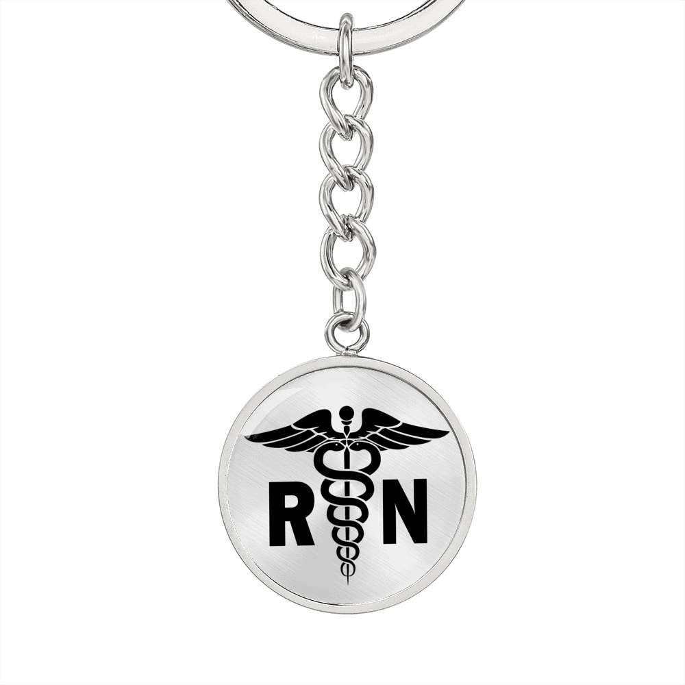 RN Nurse Keychain - Engraving Option