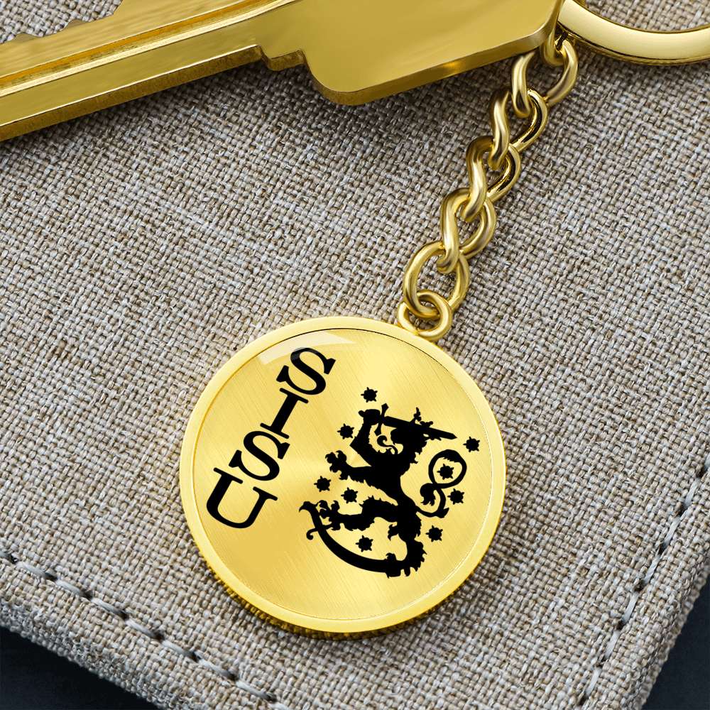 Finnish Sisu Keychain - Engraving Option