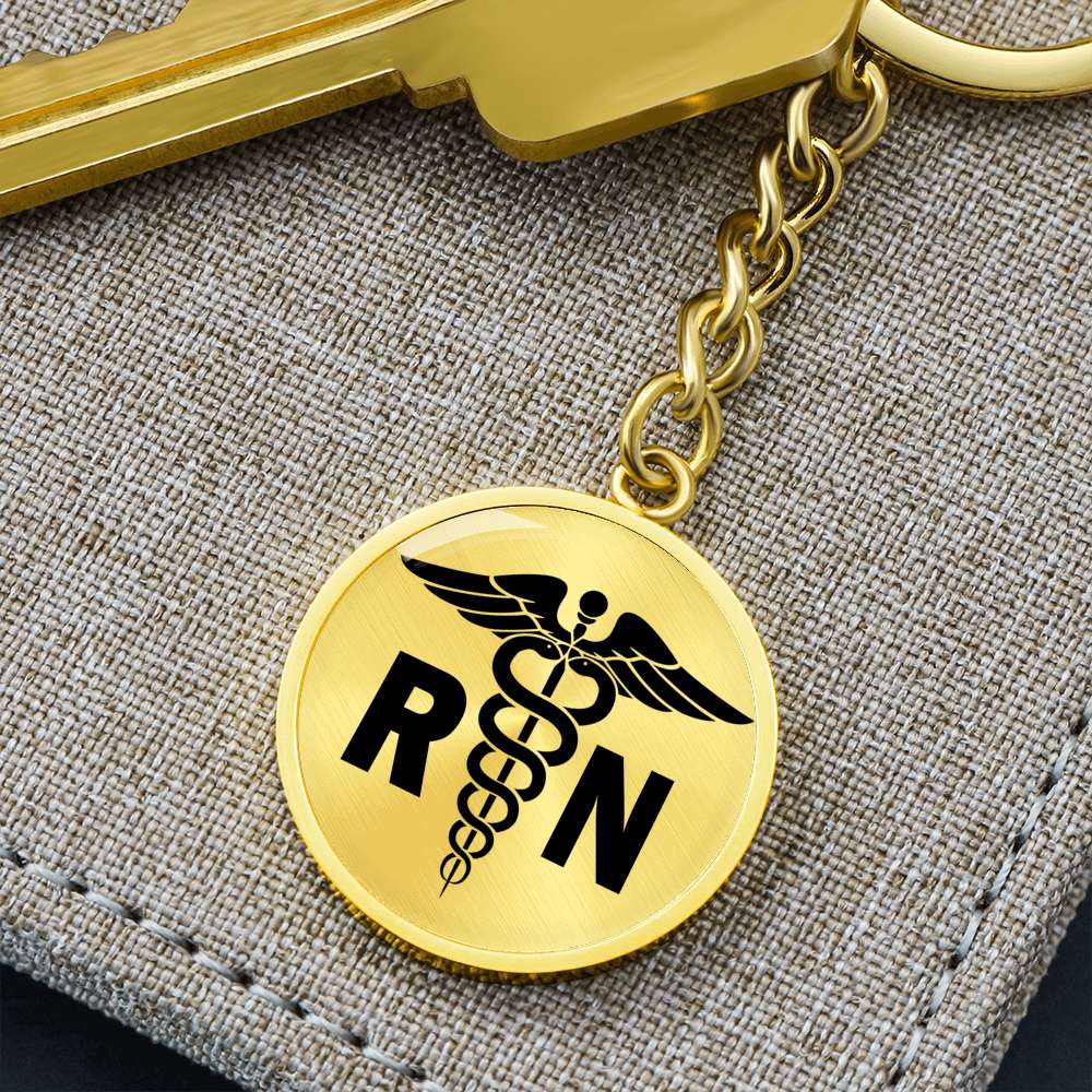 RN Nurse Keychain - Engraving Option