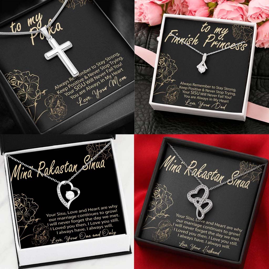 Finnish Jewelry with Message Card and Gift Box