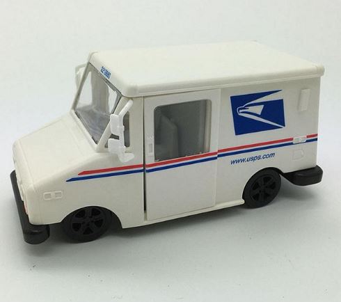 Postal Toy Mail Truck with working doors