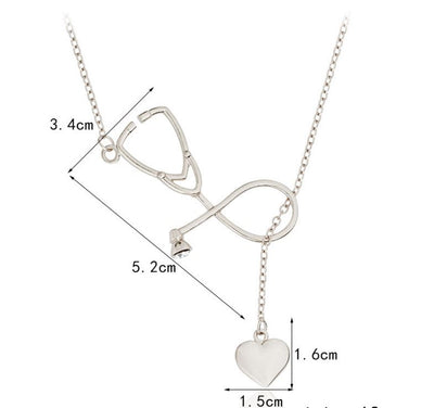 Stethoscope Pendant Necklace