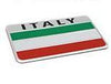 Italy Flag Metal Car Emblem
