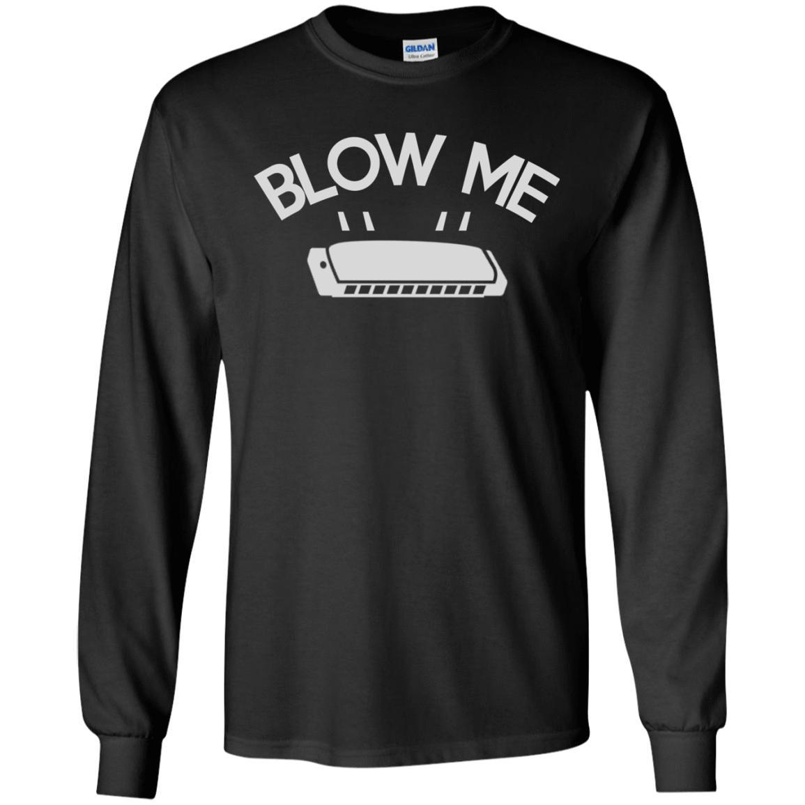 Blow Me Harmonica Shirt