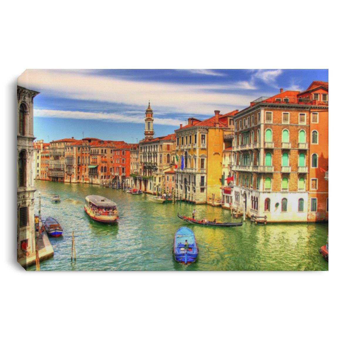 Venice Art Canvas .75in Frame