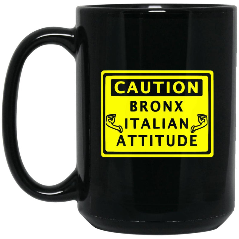 Caution Bronx Italian Mugs