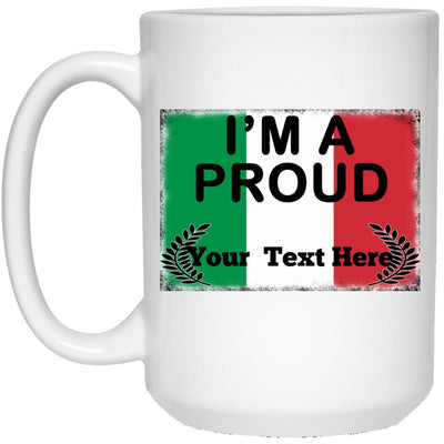 Custom Italian Pride Mugs. Great Italian gift