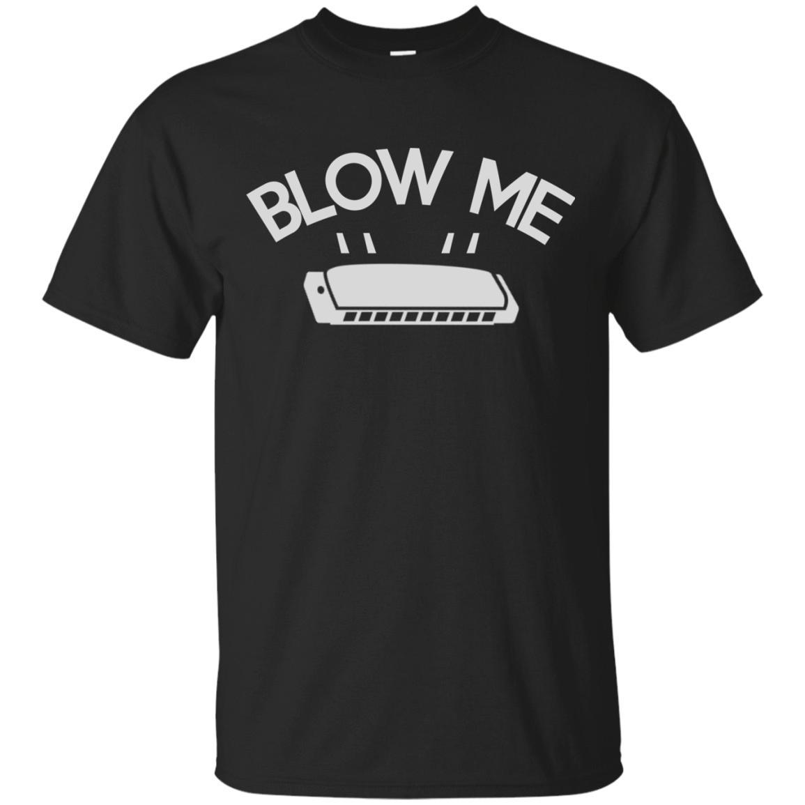 Blow Me Harmonica Shirt