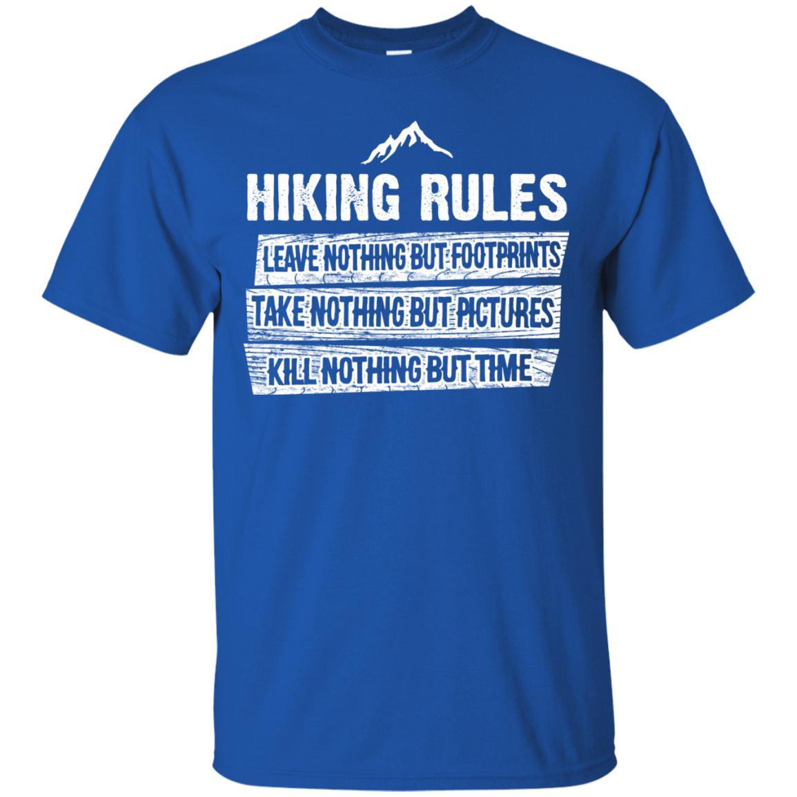 Hiking rules, hiking shirt