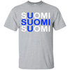 SUOMI Flag Shirt Finnish Gift Finland Pride