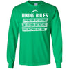 Hiking rules, hiking shirt
