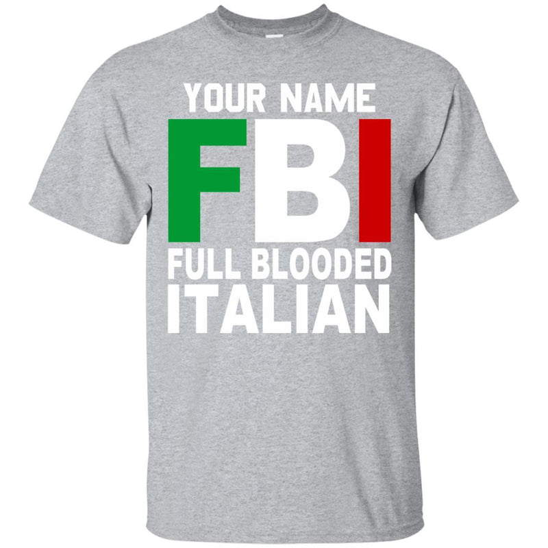 Customize with Your Name - FBI Shirts