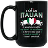 I Am Italian Mugs. Italian Pride Gift
